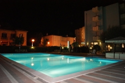 Piscine de l'hôtel Atlantic de Viserbella de Rimini