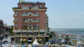 Vue sur l'hôtel Baia de Viserbella de Rimini